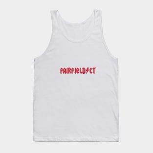 fair lightning bolt lettering Tank Top